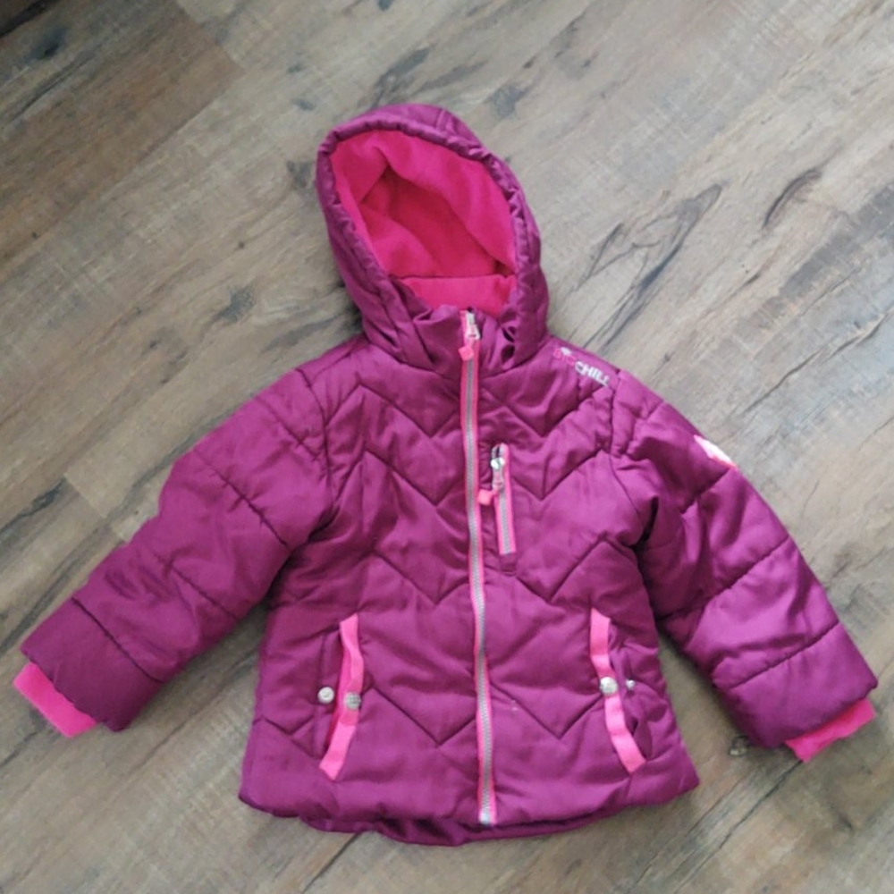 Purple Girls Puffer Coat size 5/6